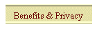 Benefits & Privacy